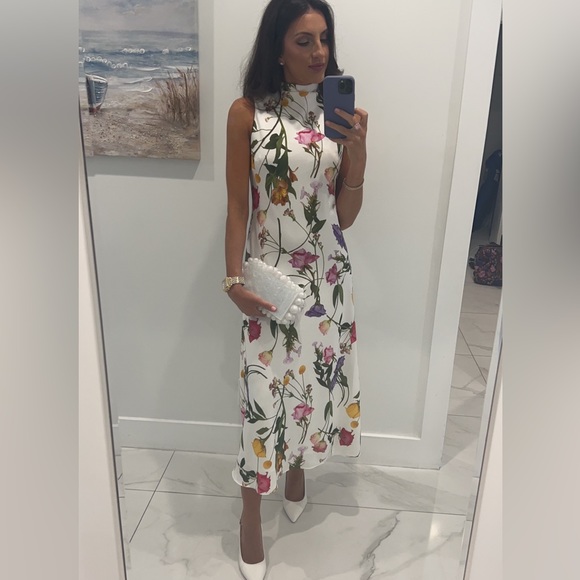 Ted Baker Addilin Midi Dress, size 1 - Picture 2 of 4